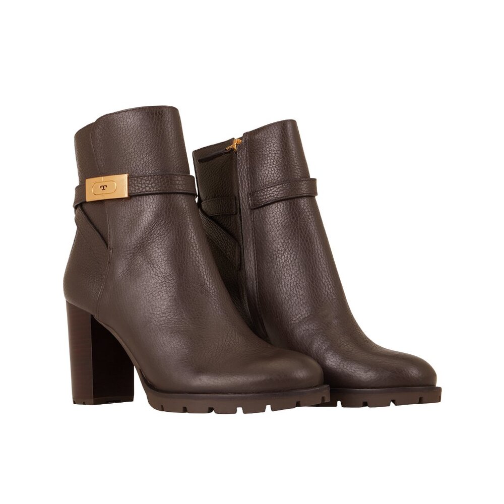 PERFECT WINTER BROWN TORY BURCH HEELED BOOTS - AVAILABLE IN SIZES 5.5-11